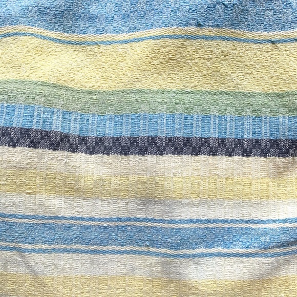 Vintage Mexico cotton tablecloth set , Southwest Aztec design - Picture 6 of 12